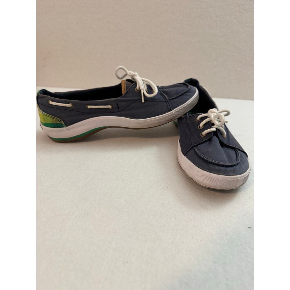 Keds Sport Navy Casual Canvas Lace Up Sneaker Shoes Women's 9M